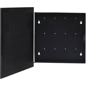 vidaXL Sleutelkast met magneetbord 35x35x4 cm zwart