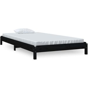 vidaXL-Bed-stapelbaar-90x200-cm-massief-grenenhout-zwart