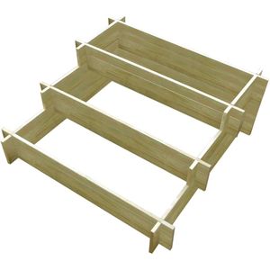 vidaXL-Plantenbak-drielaags-90x90x35-cm-geïmpregneerd-hout