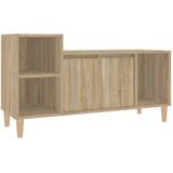 vidaXL-Tv-meubel-100x35x55-cm-bewerkt-hout-sonoma-eikenkleurig