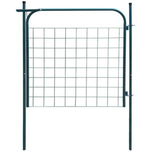 VidaXL Tuinpoort 100x100 cm Groen 