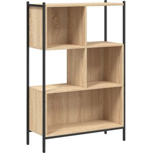 vidaXL Boekenkast 72x28x109 cm bewerkt hout sonoma eikenkleurig