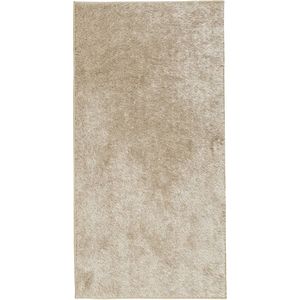 vidaXL-Vloerkleed-ISTAN-hoogpolig-glanzend-100x200-cm-beige