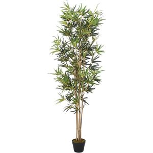 vidaXL-Kunstplant-bamboe-368-bladeren-80-cm-groen