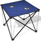 Campingtafel inklapbaar (blauw)