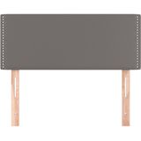 vidaXL Hoofdbord 100x5x78/88 cm kunstleer grijs