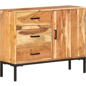vidaXL Dressoir 88x30x73 cm massief acaciahout
