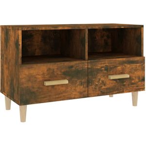 vidaXL-Tv-meubel-80x36x50-cm-bewerkt-hout-gerookt-eikenkleurig