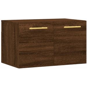 VidaXL Wandkast 60x36,5x35 cm - Bewerkt Hout - Bruineikenkleurig