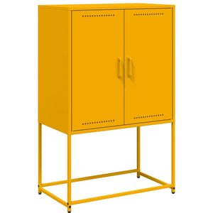 vidaXL Tv-meubel 68x39x60,5 cm staal antracietkleurig