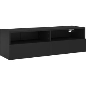 vidaXL-Tv-wandmeubel-100x30x30-cm-bewerkt-hout-zwart