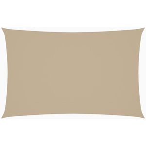 vidaXL Zonnescherm rechthoekig 2x4,5 m oxford stof beige