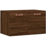 VidaXL Wandkast 60x36,5x35 cm - Bewerkt Hout - Bruineikenkleurig