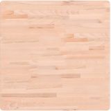 vidaXL Tafelblad vierkant 70x70x2,5 cm massief beukenhout