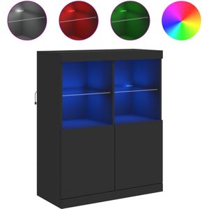vidaXL-Dressoir-met-LED-verlichting-81x37x100-cm-zwart