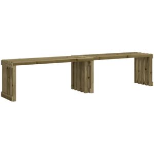vidaXL-Tuinbankje-verlengbaar-212,5x40,5x45-cm-geïmpregneerd-hout