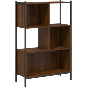 vidaXL Boekenkast 72x28x109 cm bewerkt hout bruineikenkleurig