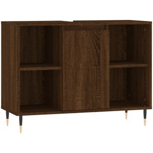 VidaXL-Badkamerkast-80x33x60-cm-bewerkt-hout-bruin-eikenkleur