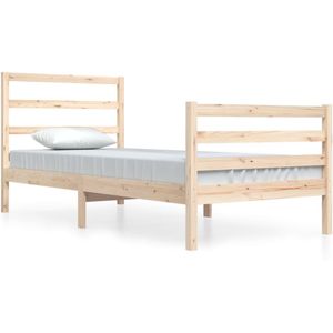 vidaXL Bedframe massief grenenhout 90x200 cm