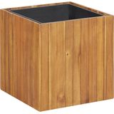 vidaXL Plantenbak verhoogd 43,5x43,5x44 cm massief acaciahout