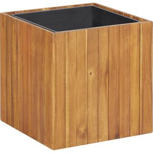 vidaXL Plantenbak verhoogd 43,5x43,5x44 cm massief acaciahout