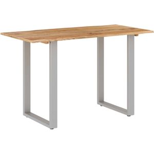 vidaXL Eettafel 118x58x76 cm massief acaciahout