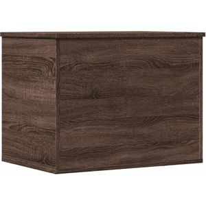 vidaXL Opbergbox 60x42x46 cm bewerkt hout bruin eikenkleurig