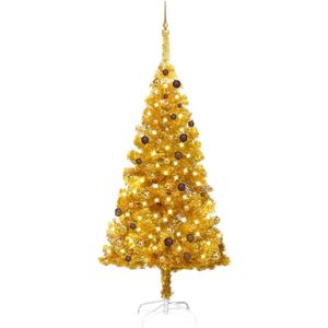 vidaXL-Kunstkerstboom-met-LED's-en-kerstballen-210-cm-PET-goudkleurig