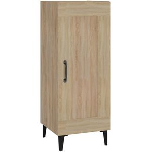 VidaXL Dressoir 34,5x34x90 cm Bewerkt Hout Sonoma Eiken