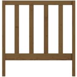 vidaXL Hoofdbord 96x4x100 cm massief grenenhout honingbruin