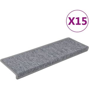 vidaXL-Trapmatten-15-st-65x21x4-cm-wit-en-grijs