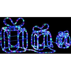 vidaXL Kerstverlichting cadeaudozen 180 LED's binnen en buiten