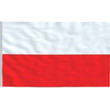 vidaXL Vlag Polen 90x150 cm