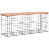 vidaXL Tuinbank schanskorfontwerp 103x31,5x42 cm massief douglashout