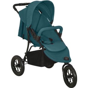 vidaXL Kinderwagen staal groen