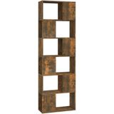 vidaXL Boekenkast/kamerscherm 60x24x186 cm gerookt eikenkleurig