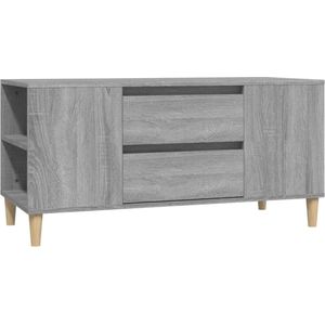 vidaXL-Tv-meubel-102x44,5x50-cm-bewerkt-hout-grijs-sonoma-eikenkleurig