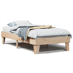 vidaXL Bedframe zonder matras massief grenenhout 90x190 cm