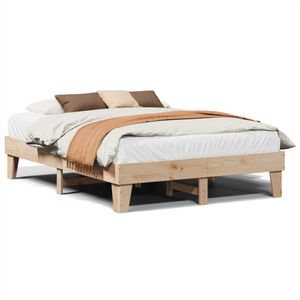 vidaXL Bedframe zonder matras massief grenenhout 140x200 cm