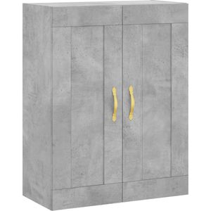 vidaXL Wandkast 69,5x34x90 cm bewerkt hout betongrijs