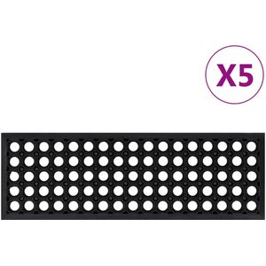 vidaXL-Trapmatten-5-st-25x75-cm-rubber