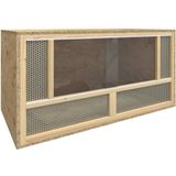 vidaXL Terrarium 80x40x40 cm bewerkt hout