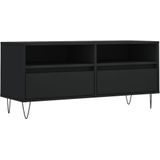 VidaXL-Tv-meubel-100x34,5x44,5-cm-bewerkt-hout-zwart