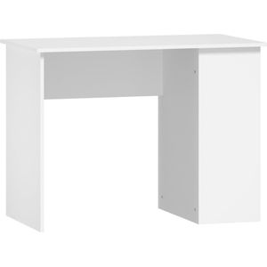 VidaXL Bureau 100x55x75 cm - Bewerkt Hout - Wit