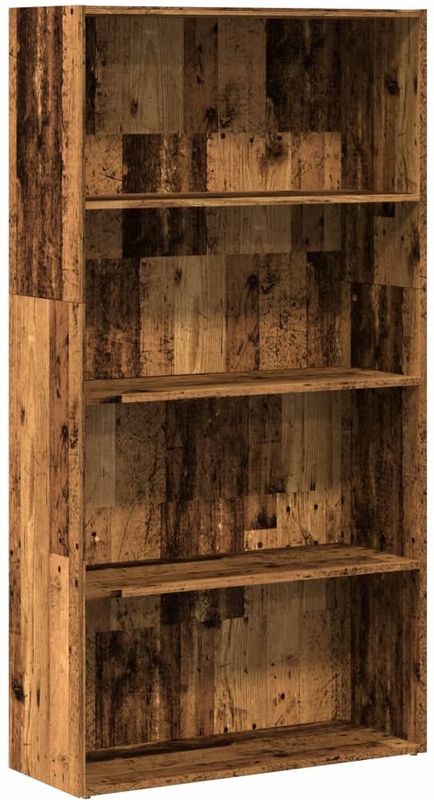 vidaXL Boekenkast 80x30x152 cm bewerkt hout oud houtkleurig
