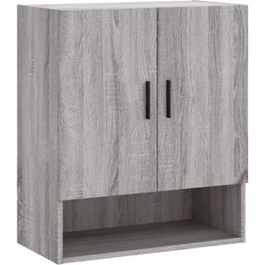 VidaXL Wandkast 60x31x70 cm Bewerkt Hout Grijs Sonoma Eiken