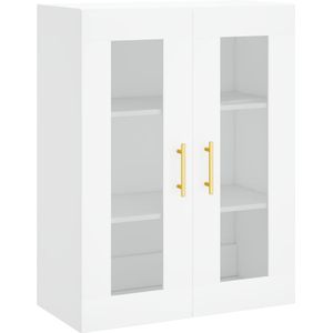 vidaXL Wandkast 69,5x34x90 cm wit