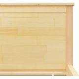vidaXL Bedframe massief grenenhout 90x200 cm
