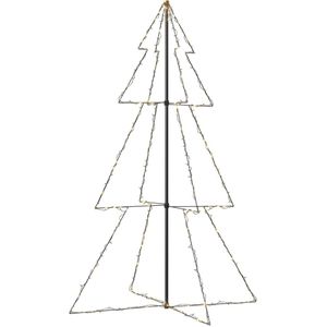 vidaXL Kegelkerstboom 240 LED's binnen en buiten 118x150 cm