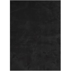 vidaXL-Vloerkleed-HUARTE-laagpolig-zacht-wasbaar-140x200-cm-zwart